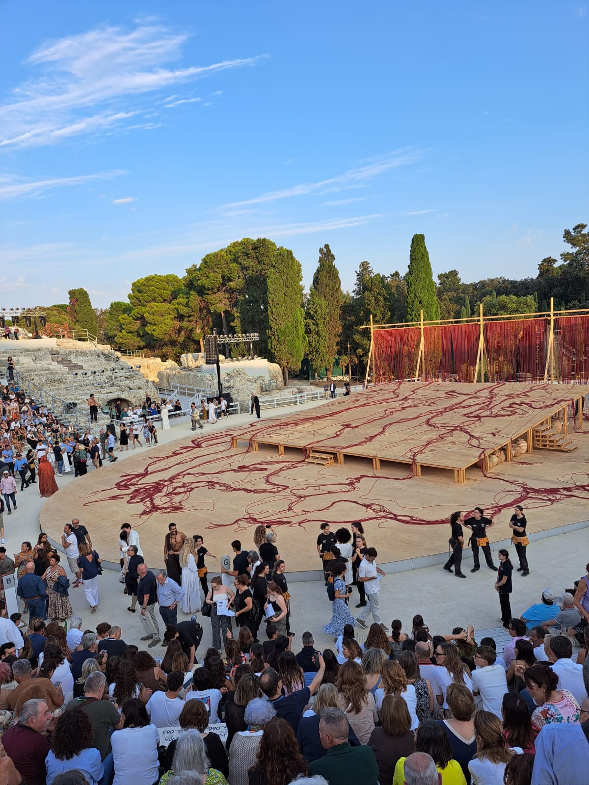 Spettacolo al Teatro Greco di Siracusa